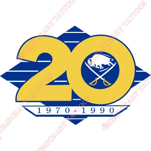Buffalo Sabres Customize Temporary Tattoos Stickers NO.90